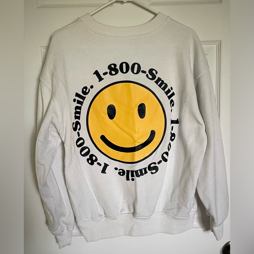 Classic White Crew Neck Sweater